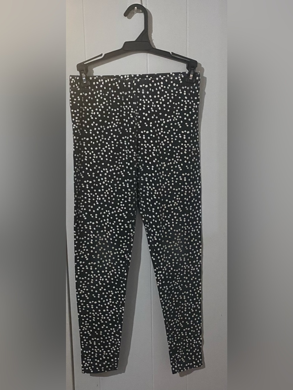 Black and white polka dot leggings - Picture 1 of 3